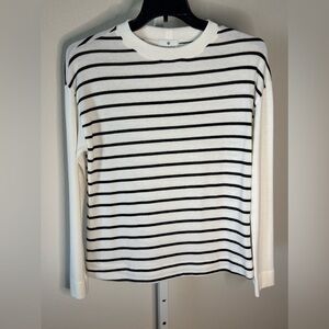 Socialite Striped Black and White Women's Sweater